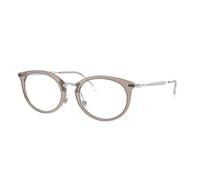 Ray - Ban Unisex Ray - Ban RX7255 8125 Montures optiques Nylon Gris Transparent Ronde Normale