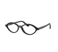 Ray - Ban Unisex Ray - Ban RX7265 8260 Montures optiques Injecté Noir Transparent Géométrique Normale