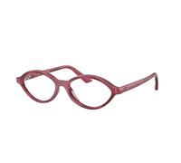 Ray - Ban Unisex Ray - Ban RX7265 8492 Montures optiques Injecté Violet Transparent Géométrique Normale
