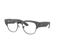 Ray - Ban Unisex Ray - Ban RX7316V 5521 Montures optiques Jeter un coup d'œil Gris Transparent Carré Normale