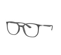Ray - Ban Unisex Ray - Ban RX7397 5521 Montures optiques Coup d'oeil Gris Transparent Géométrique Normale