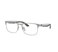 Ray - Ban Unisex Ray - Ban RX7550 3221 Montures optiques Métal Gris Transparent Carré Normale
