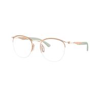 Ray - Ban Unisex Ray - Ban RX7553 3217 Montures optiques Métal Or Transparent Ronde Normale