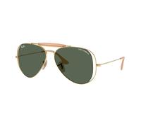 Ray - Ban Unisex Ray - Ban x DOLCE&GABBANA RB3029M 001/71 Lunettes de soleil Métal Or Vert Pilote Normale