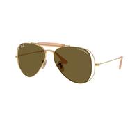 Ray - Ban Unisex Ray - Ban x DOLCE&GABBANA RB3029M 001/73 Lunettes de soleil Métal Or Marron Pilote Normale