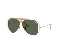 Ray - Ban Unisex Ray - Ban x DOLCE&GABBANA RB3138M 001/71 Lunettes de soleil Métal Or Vert Pilote Normale