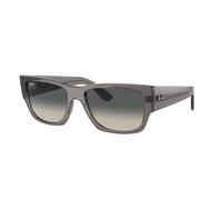 Ray - Ban Unisex RB0947S CARLOS 667571 Lunettes de soleil Acétate Gris Gris Carré Normale Ombré