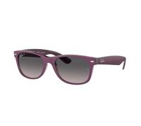 Lunettes Ray-Ban New Wayfarer 2132 6606M3 Violet Gris Polarisées