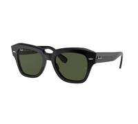 Lunettes de soleil - Ray-Ban - RB2186 STATE STREET BLACK - Noir - Verres gris - Protection catégorie 3