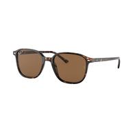 Ray - Ban Unisex Ray - Ban RB2193 LEONARD 902/57 Lunettes de soleil Acétate Tortue Marron Carré Polarisé