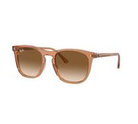 Ray - Ban Unisex RB2210 676451 Lunettes de soleil Acétate Marron Marron Carré Normale Ombré