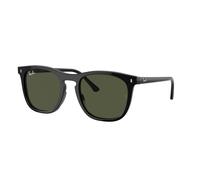 Ray - Ban Unisex RB2210 901/31 Lunettes de soleil Acétate Noir Vert Carré Normale