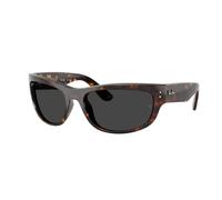 Ray - Ban Unisex RB2289 MEGA BALORAMA 902/48 Lunettes de soleil Acétate Tortue Gris Pillow Polarisé
