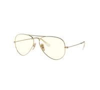 Ray - Ban Unisex RB3025 AVIATOR 001/5F Lunettes de soleil Métal Or Gris Pilote Photochromatique Photochromatique