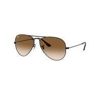 Ray - Ban Unisex RB3025 AVIATOR 002/51 Lunettes de soleil Métal Noir Marron Pilote Normale
