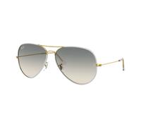 Ray - Ban Unisex RB3025JM AVIATOR FULL COLOR 919632 Lunettes de soleil Métal Gris Gris Pilote Normale Ombré