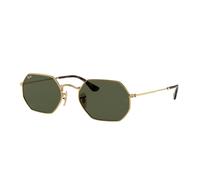 Ray - Ban Unisex RB3556N OCTAGONAL 001 Lunettes de soleil Métal Or G15 Géométrique Normale