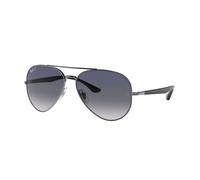 Ray - Ban Unisex RB3675 004/78 Lunettes de soleil Métal Gris Bleu Pilote Polarisé Ombré