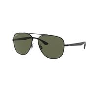 Ray - Ban Unisex RB3683 002/58 Lunettes de soleil Métal Noir G15 Carré Polarisé
