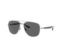 Ray - Ban Unisex RB3683 003/B1 Lunettes de soleil Métal Argent Gris Carré Normale