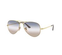 Ray - Ban Unisex RB3689 AVIATOR METAL II 001/GD Lunettes de soleil Métal Or Bleu Pilote Normale Ombré