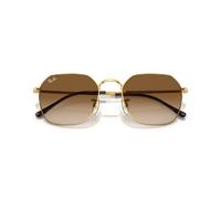 Ray - Ban Unisex RB3694 JIM 001/51 Lunettes de soleil Métal Or Marron Géométrique Normale Ombré