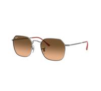 Ray - Ban Unisex RB3694 JIM 003/3B Lunettes de soleil Métal Argent Rose Géométrique Normale Ombré