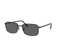 Ray - Ban Unisex RB3717 002/B1 Lunettes de soleil Métal Noir Gris Carré Normale