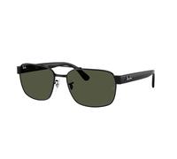 Ray - Ban Unisex RB3751 002/31 Lunettes de soleil Métal Noir Vert G15 Carré Normale