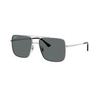 Ray - Ban Unisex RB3758 ARI 003/81 Lunettes de soleil Métal Argent Gris Carré Polarisé
