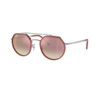 Ray - Ban Unisex RB3765 003/7O Lunettes de soleil Métal Argent Marron Géométrique Normale Ombré