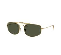 Ray - Ban Unisex RB3845 EXPLORER 5 919631 Lunettes de soleil Métal Or Vert G15 Géométrique Normale