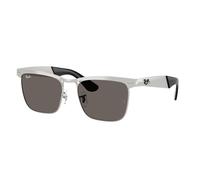 Ray - Ban Unisex RB3875 WAYFARER DELUXE 019/B1 Lunettes de soleil Métal Argent Gris Carré Normale
