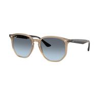 Ray - Ban Unisex RB4306 6788V1 Lunettes de soleil Acétate Beige Gris Géométrique Normale Ombré