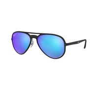 Ray - Ban Unisex RB4320CH 601SA1 Lunettes de soleil Injecté Noir Bleu Pilote Polarisé