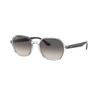 Ray - Ban Unisex RB4361 647711 Lunettes de soleil Injecté Transparent Gris Géométrique Normale Ombré