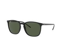 Ray - Ban Unisex RB4387 601/71 Lunettes de soleil Injecté Noir Vert Carré Normale