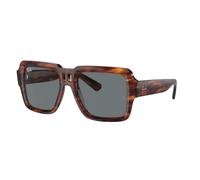 Ray - Ban Unisex RB4408 MAGELLAN 139880 Lunettes de soleil Injecté Marron Bleu Carré Normale