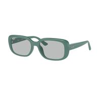 Ray - Ban Unisex RB4421D 676287 Lunettes de soleil Acétate Vert Gris Pillow Normale