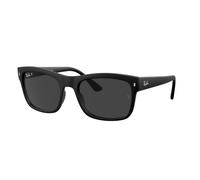 Ray - Ban Unisex RB4428 601S48 Lunettes de soleil Acétate Noir Noir Carré Polarisé