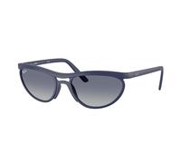 Ray - Ban Unisex RB4453 60154L Lunettes de soleil Jeter un coup d'œil Bleu Pillow Normale Ombré