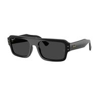 Ray - Ban Unisex RB4454 LUKAS 667748 Lunettes de soleil Acétate Noir Gris Carré Polarisé