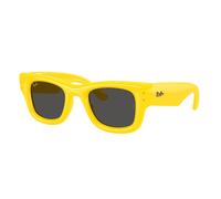 Ray - Ban Unisex RB4940 WAYFARER PUFFER 683087 Lunettes de soleil Nylon Jaune Noir Carré Normale