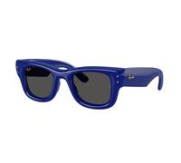 Ray - Ban Unisex RB4940 WAYFARER PUFFER 683387 Lunettes de soleil Nylon Bleu Noir Carré Normale