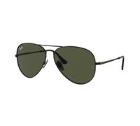 Ray - Ban Unisex RB8089 AVIATOR TITANIUM 926731 Lunettes de soleil Titane Noir Vert Pilote Normale