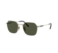 Ray - Ban Unisex RB8094 JIM TITANIUM 926531 Lunettes de soleil Métal Or Vert Géométrique Normale