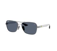 Ray - Ban Unisex RB8336M F11687 Lunettes de soleil Métal Gris Gris Carré Normale