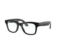 Ray-Ban Unisex RW4006 Ray-Ban | Meta Wayfarer - Couleur du Monture: Noir, Couleur de Lentille: Incolore