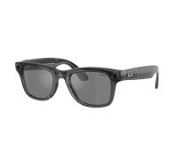 Ray-Ban Unisex RW4006S Ray-Ban Meta x Coperni Limited Edition - Couleur du Monture: Transparent Noir, Couleur de Lentille: Gris Effet miroir