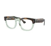 Ray - Ban Unisex RX0298V MEGA HAWKEYE 8249 Montures optiques Acétate Marron Transparent Carré Normale